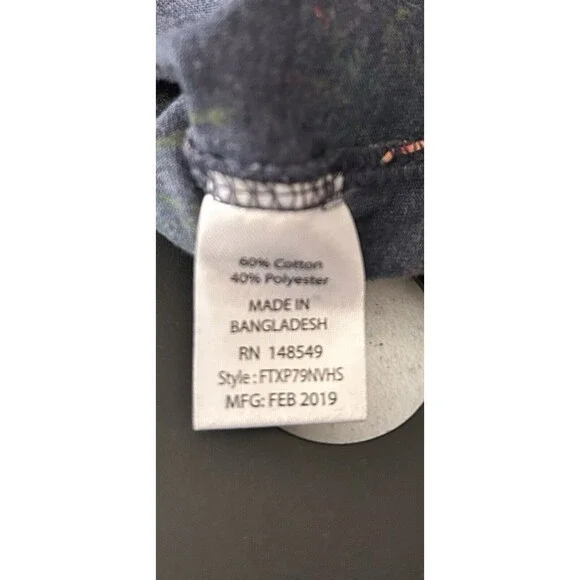 Free Planet Big & Tall Hawaiian Hula Girl T Shirt Mens 4X Vacation Beach New - Picture 5 of 7